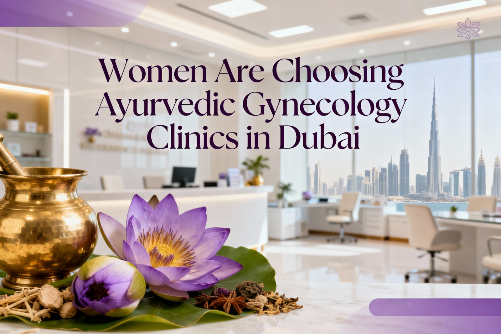 Ayurvedic gynecology clinic in Dubai offering natural women’s health treatments