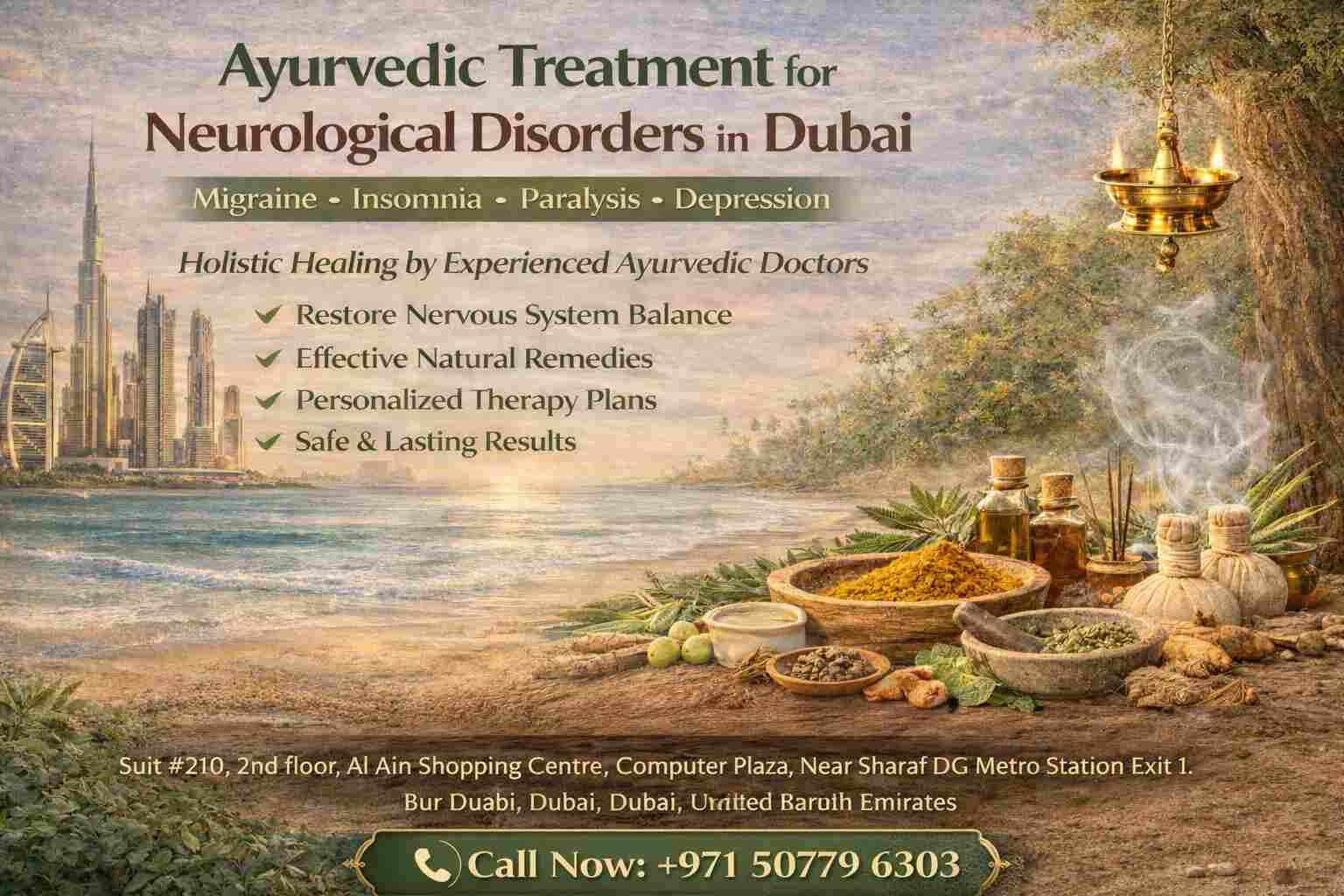 Ayurvedic doctor for neurological disorders in Dubai at Dhanwanthari Ayurveda
