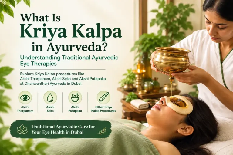 Kriya Kalpa in Ayurveda and Ayurvedic treatment in Dubai