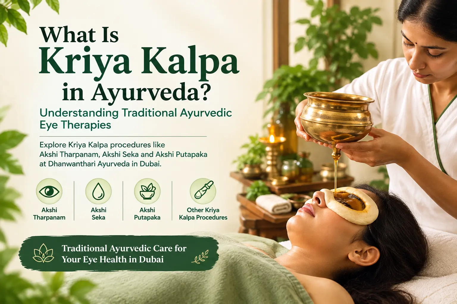 Kriya Kalpa in Ayurveda and Ayurvedic treatment in Dubai