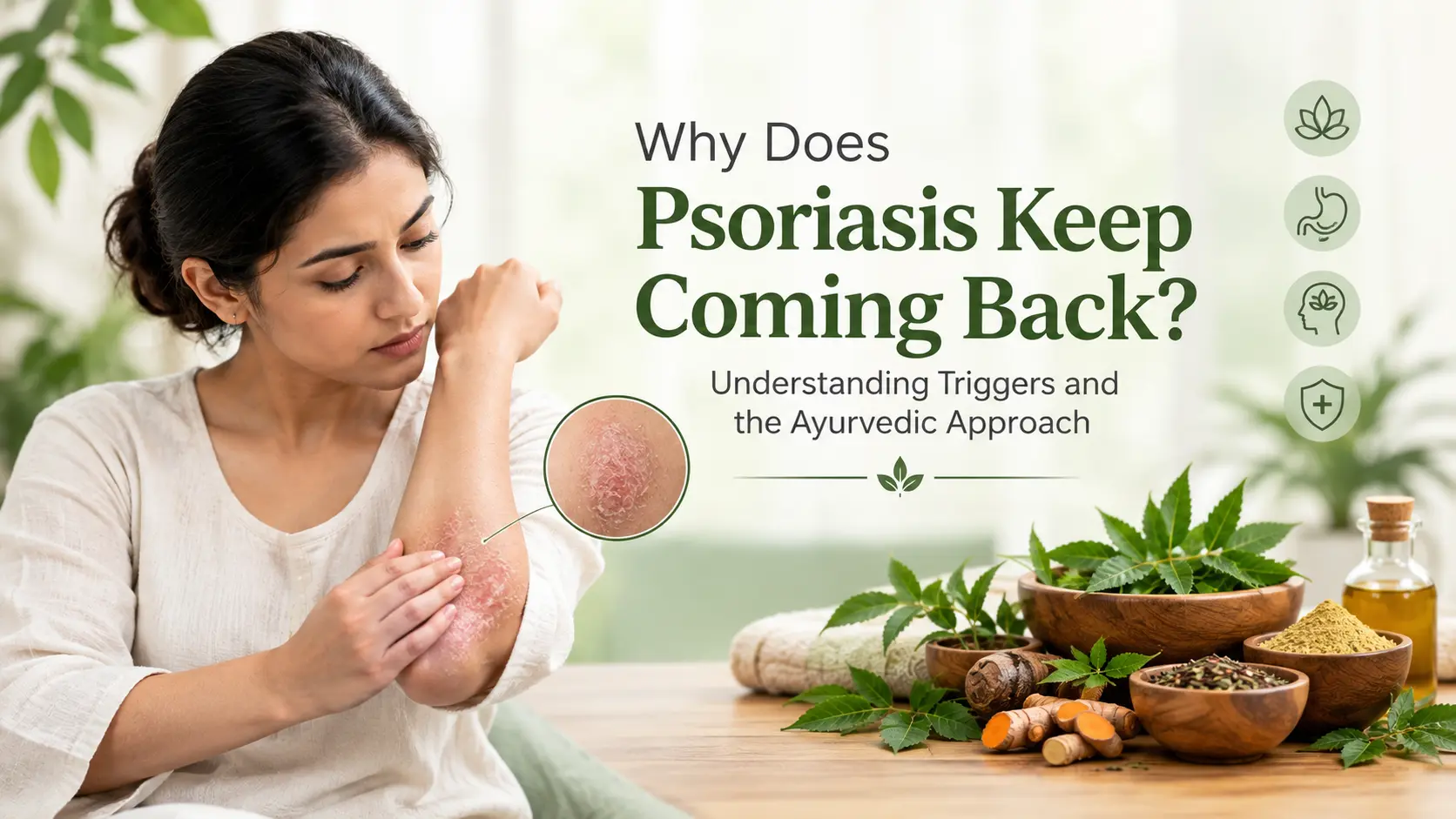 Why does psoriasis keep coming back? Ayurvedic psoriasis treatment in Dubai